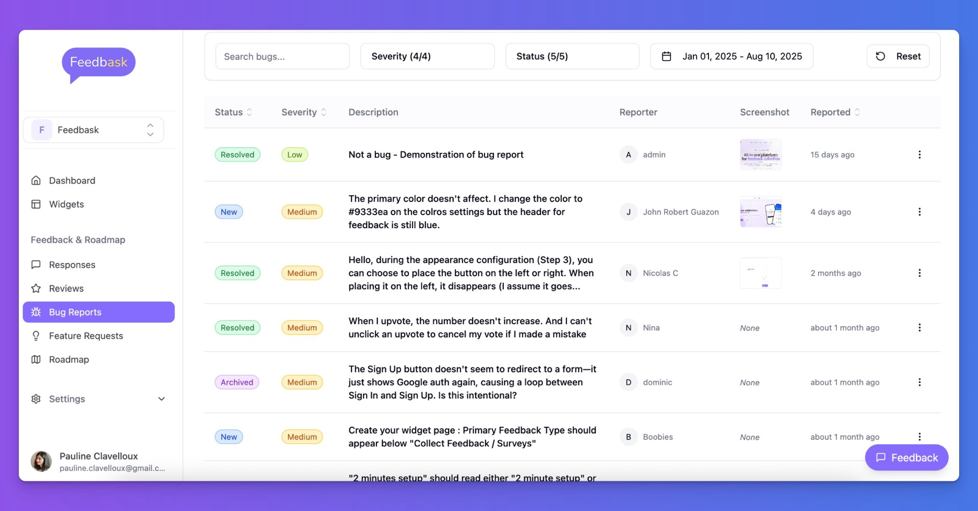 Modern, Intuitive Interface